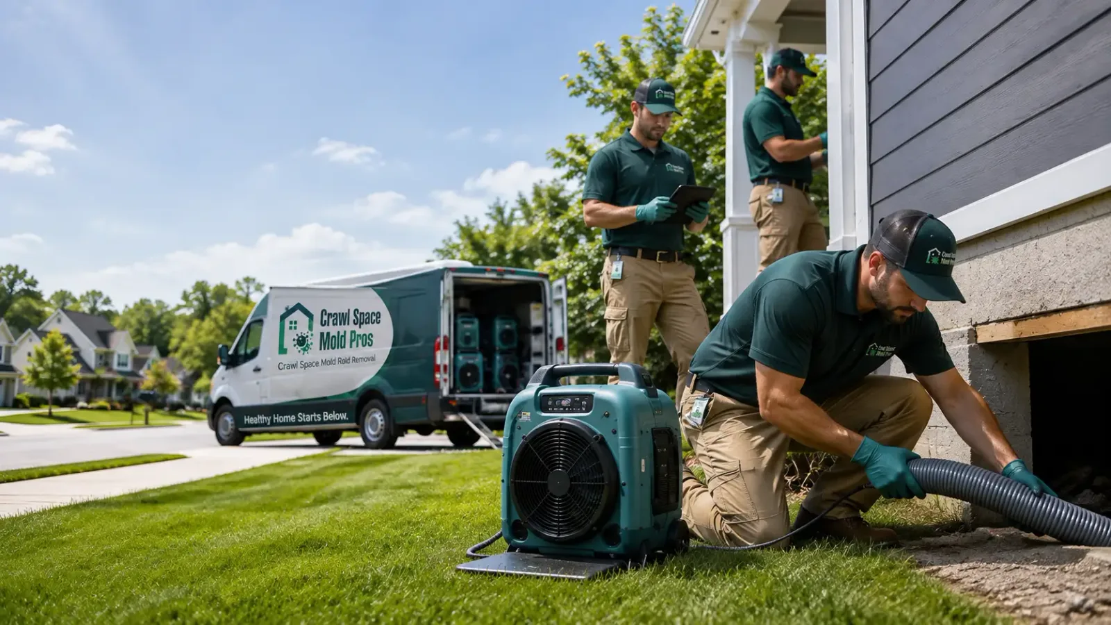 Crawl Space Mold Removal in Glenns Ferry, ID